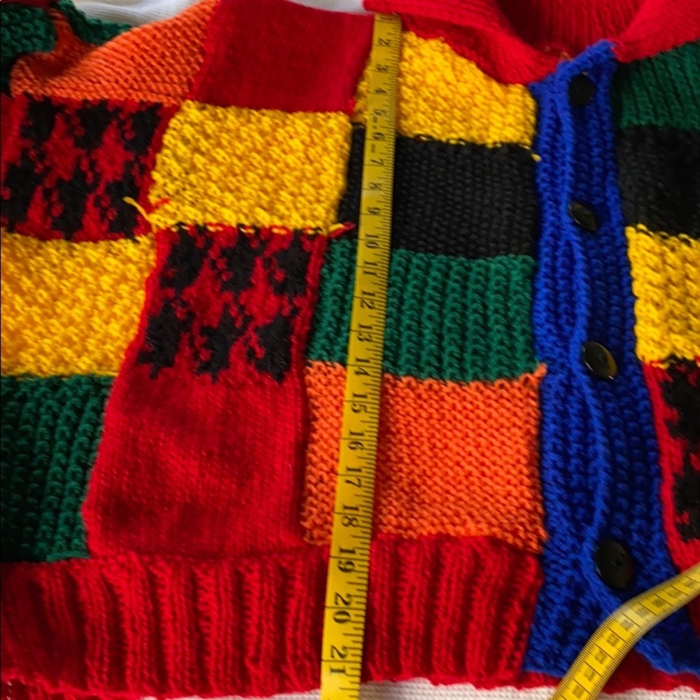 Harry Styles Handmade Multicolored patchwork cardigan inspired by J W - Picture 9 of 12